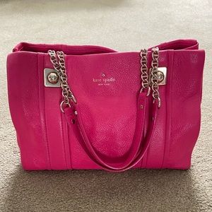 kate spade triple compartment handbag